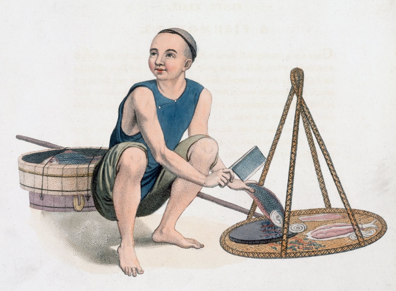 एक मछुआरा, 1800 द्वारा जे डैडली
