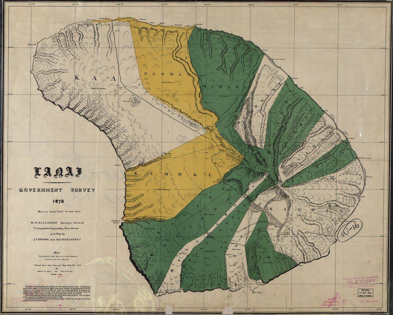 सीजे विलिस, फरवरी, 1897. एलसी हवाई; 11 द्वारा जेएफ ब्राउन