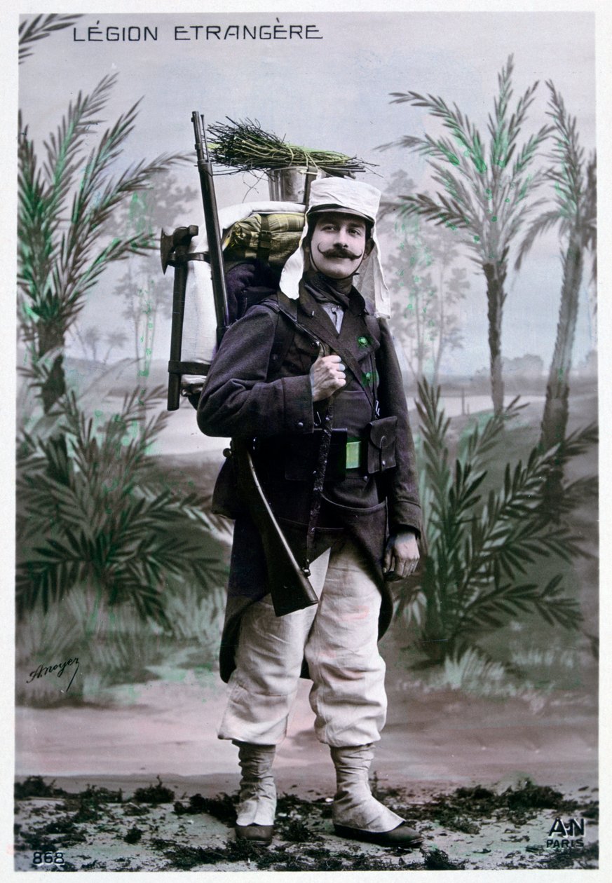 फ्रांसीसी विदेशी सेनापति, c1900। द्वारा जे। गीजर