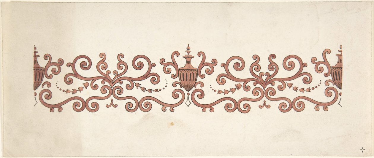 पैनल सजावट के लिए डिजाइन, 1828-40। द्वारा जे हुल्मे