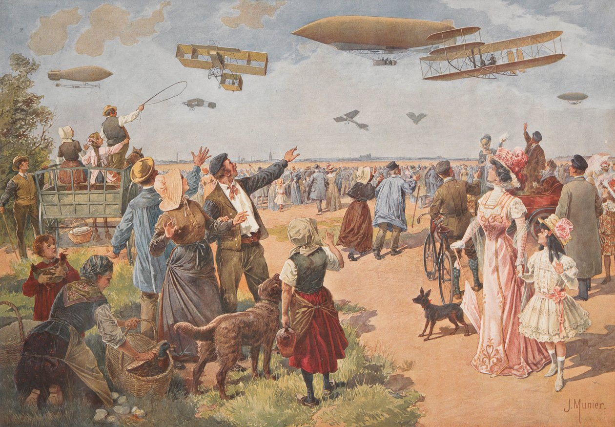 वायु प्रदर्शनी, सी। 1908. द्वारा जे. मुनिएर