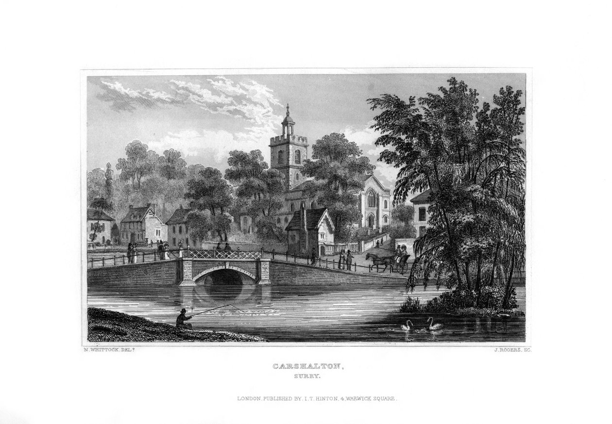 कार्ल्सलटन, सरे, 1829। द्वारा जे रोजर्स