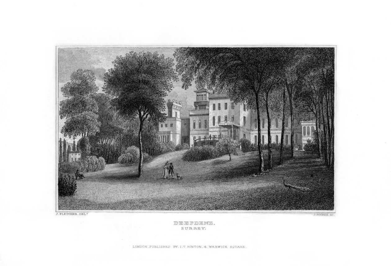 डीपडीन, डॉर्किंग, सरे, 1829। द्वारा जे रोजर्स