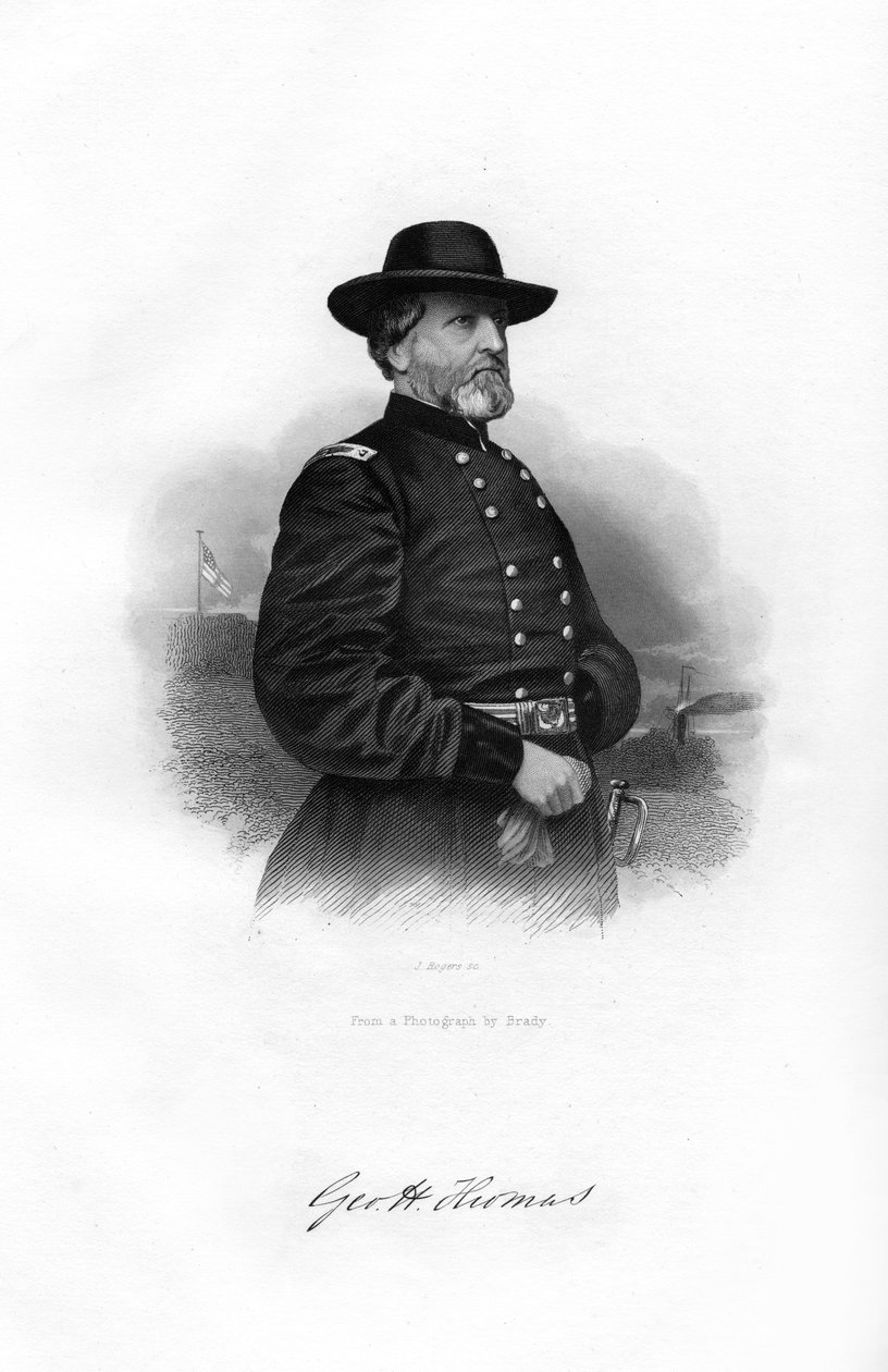जॉर्ज हेनरी थॉमस, यूनियन जनरल, 1862-1867। द्वारा जे रोजर्स