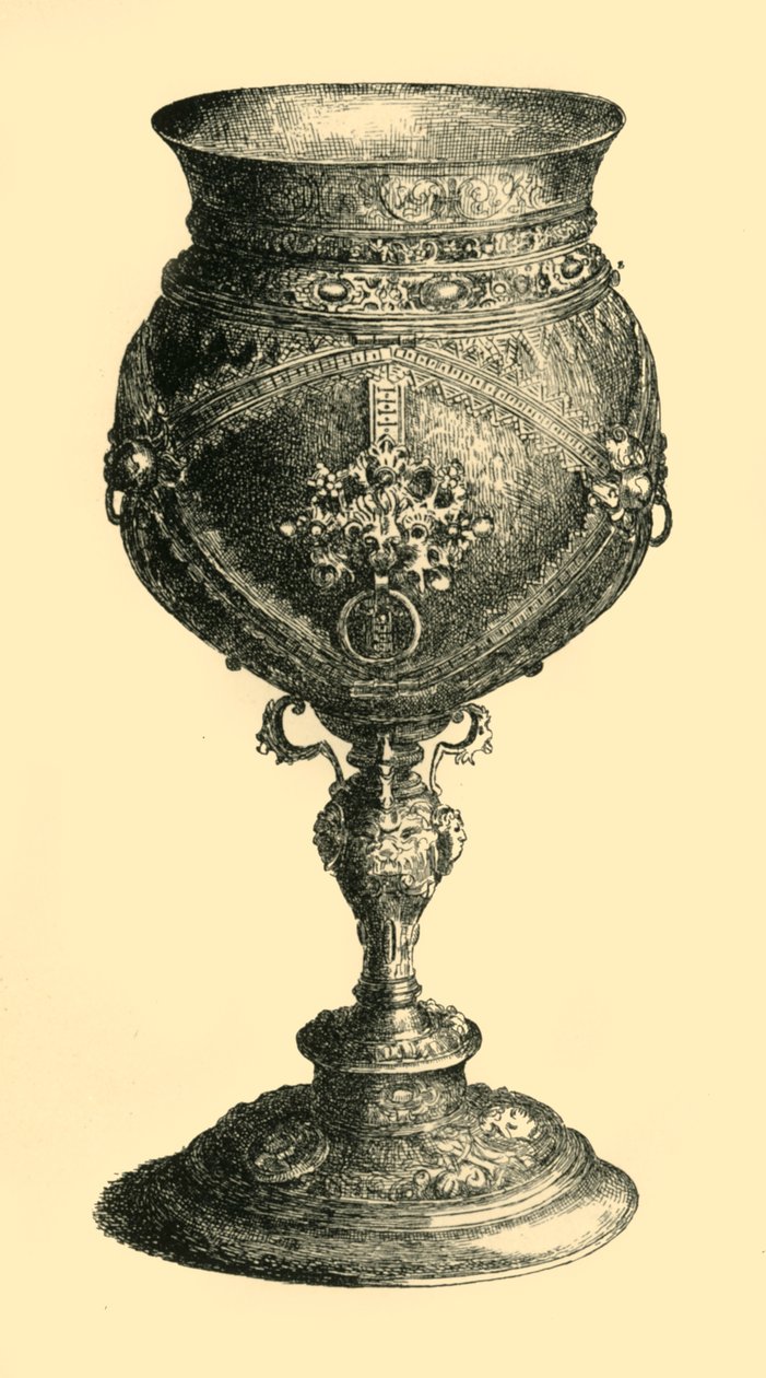 नारियल कप, सी 1585, 1881। द्वारा जेएस गोएपेल