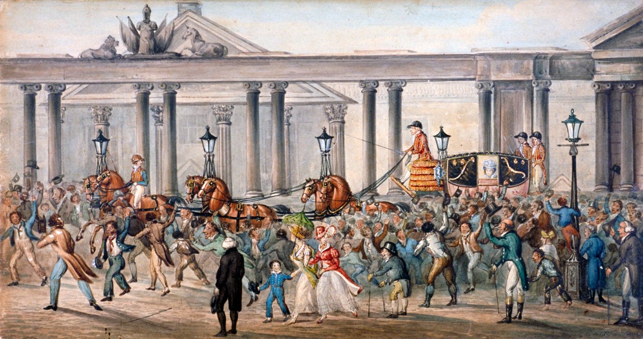 कार्लटन हाउस, वेस्टमिंस्टर, लंदन, 1821 द्वारा जे सिडगविक