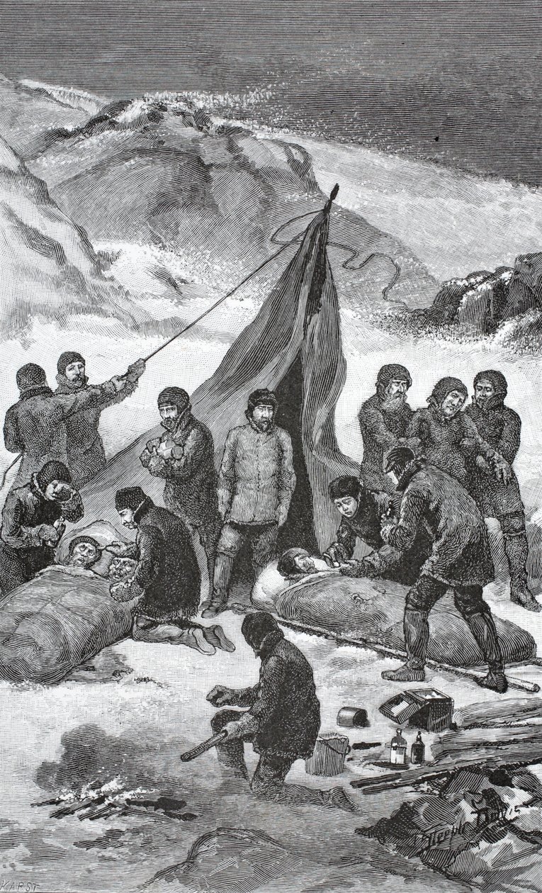 द रेस्क्यू, 23 जून, 1884, पब। लंदन 1886 द्वारा जे। स्टीपल डेविस