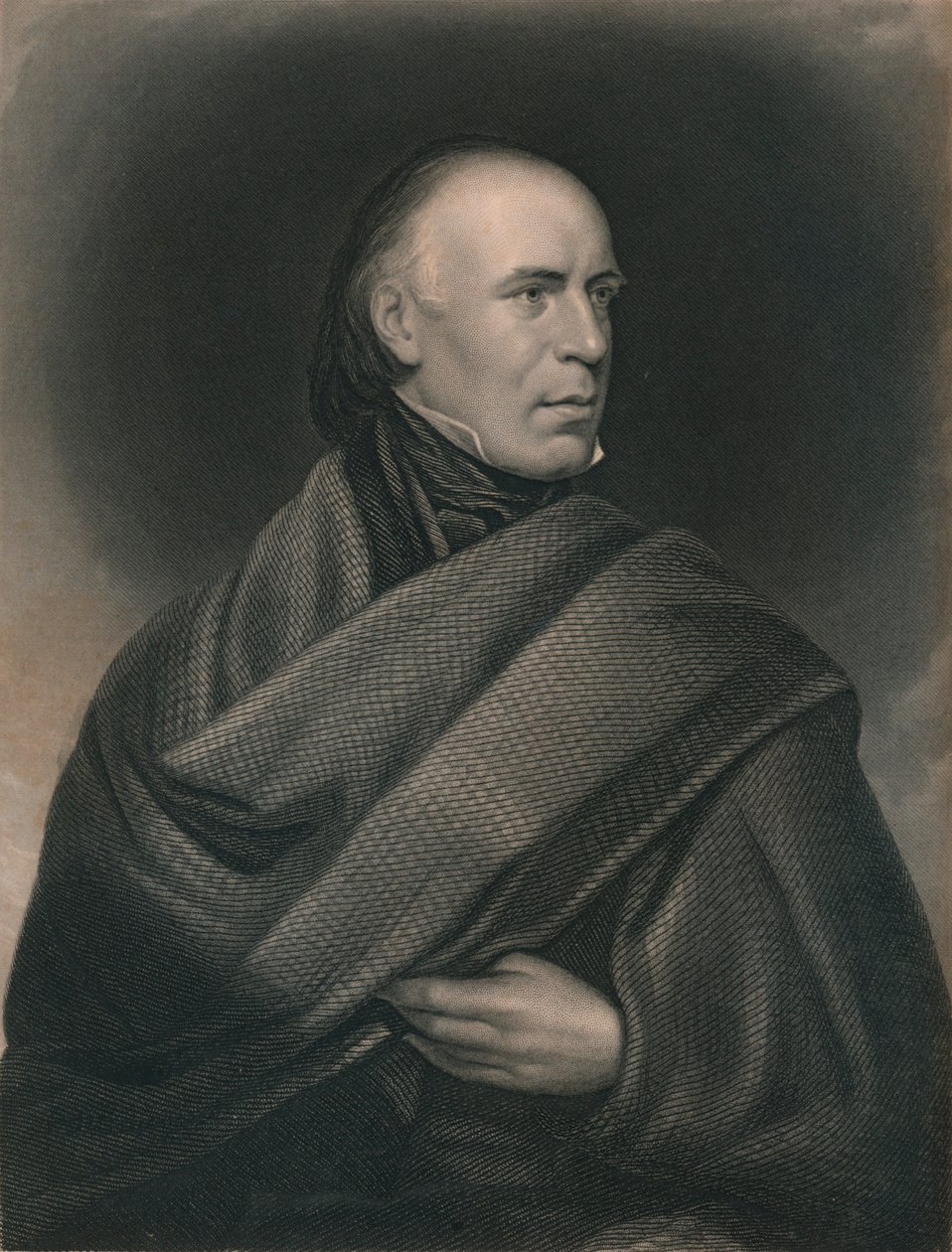 एलन कनिंघम 1784-1842, स्कॉटिश कवि और लेखक, 1840 द्वारा जे। थॉमसन