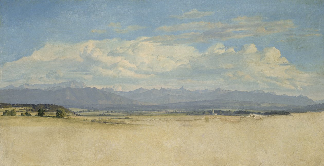 सनी माउंटेनोर पैनोरमा, 1829 द्वारा जैकब जेन्स्लर