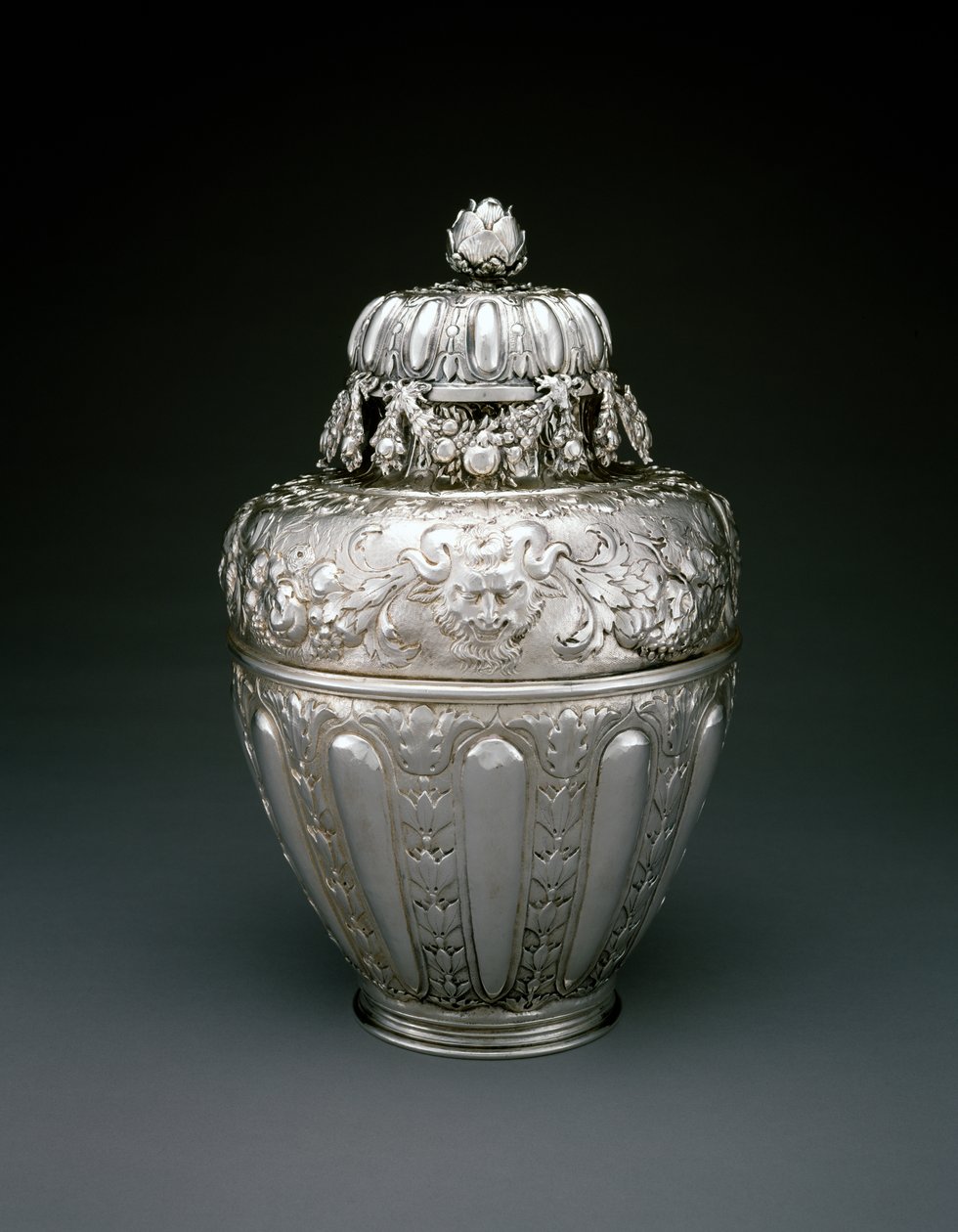 ढक्कन के साथ अदरक जार, c.1677 (स्टर्लिंग चांदी) द्वारा जैकब बोडिकिक