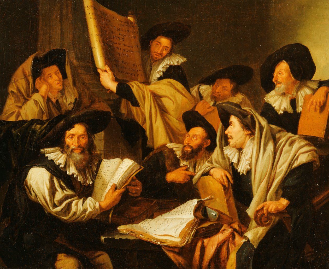 एक Rabbinical विवाद, द्वारा जैकब टोर्नवेल्टी