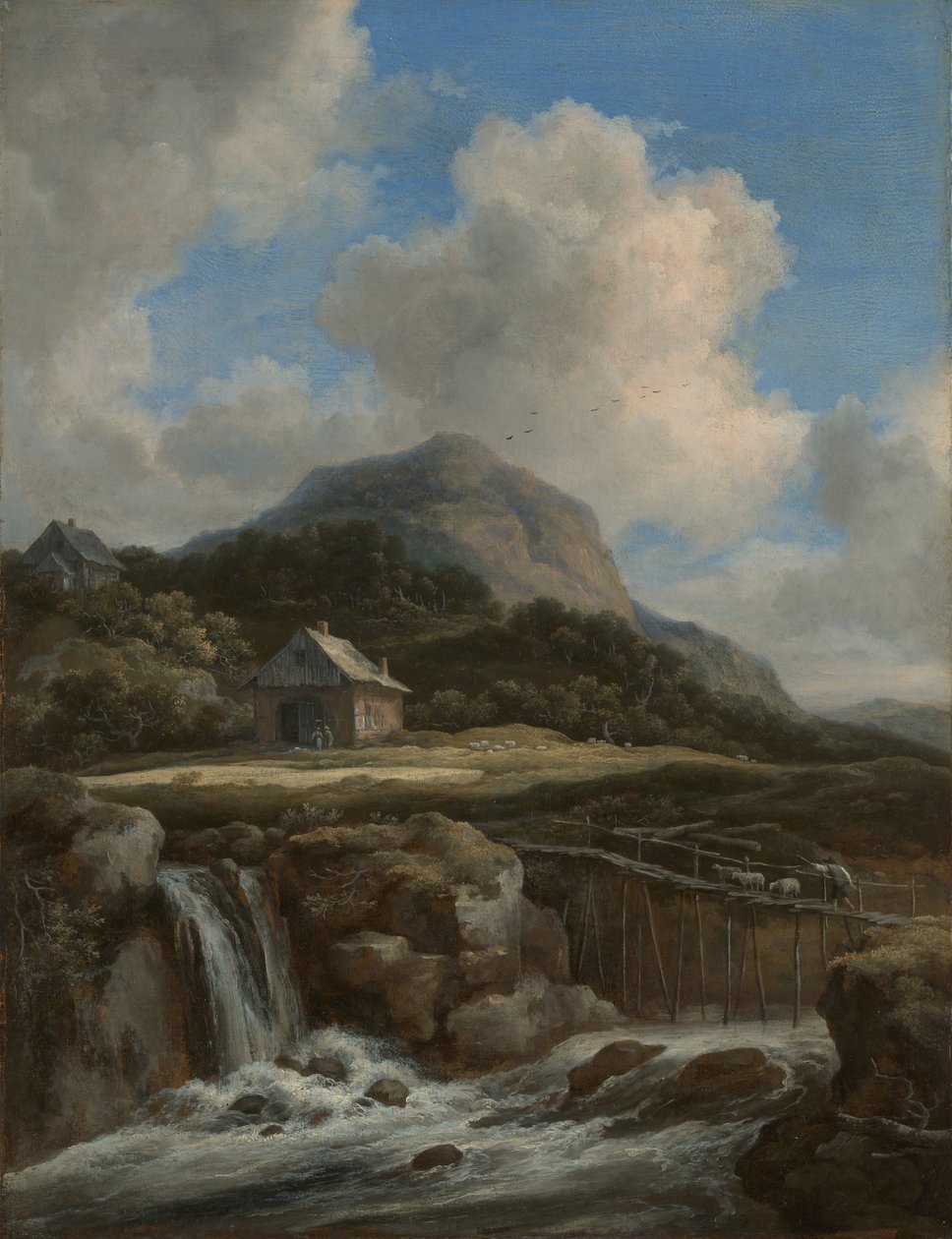 माउंटेन टोरेंट, 1670s। द्वारा जैकब वैन रुइसडेल