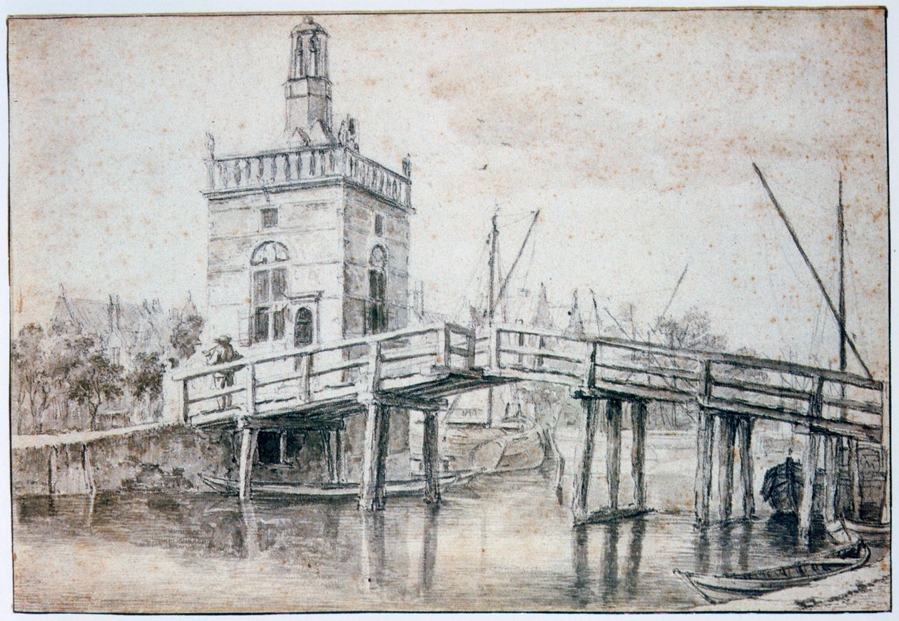 अलकमार में पुल, c1648-1682 द्वारा जैकब वैन रुइसडेल