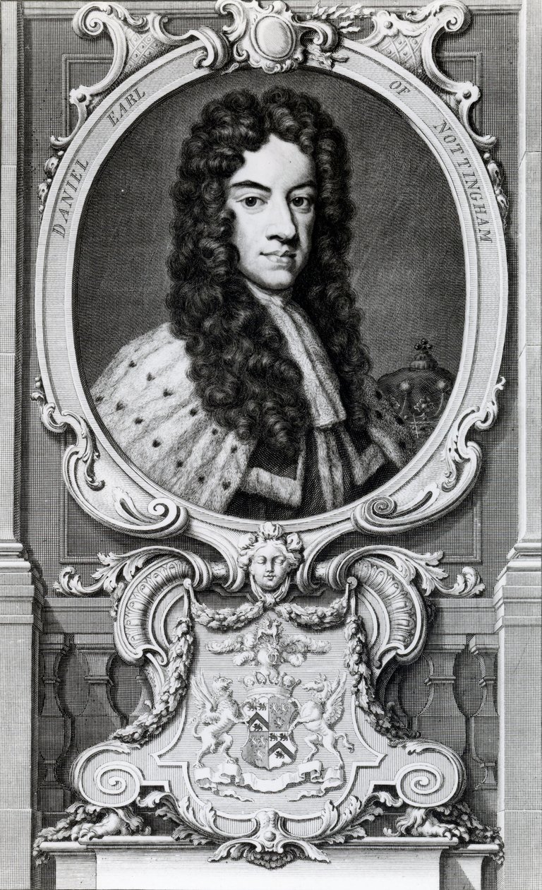 डैनियल फिंच, नॉटिंघम का दूसरा अर्ल और विंचिल्सा का 7 वां अर्ल (1647-1730) द्वारा जेकोबस हाउब्रेकेन