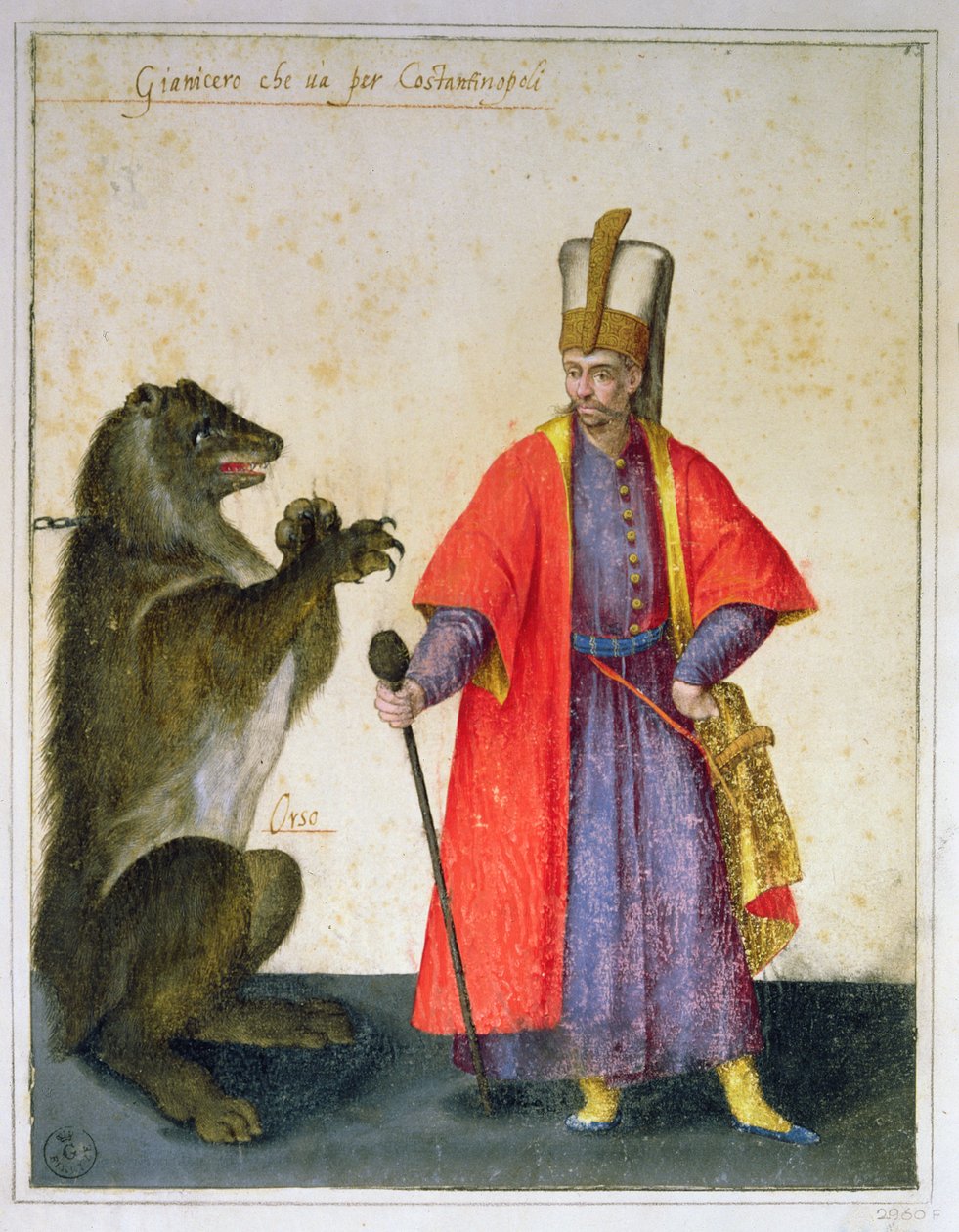 Janissary (कागज पर w के साथ कलम und स्याही) द्वारा जाको लिगोजी