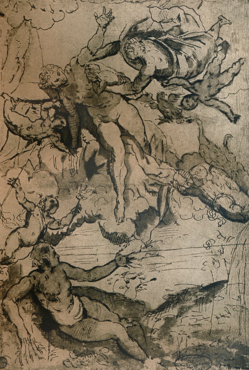 द ओरिजिन ऑफ द मिल्की वे, c1575 1932। द्वारा जैकोपो रोबुस्टी टिंटोरेटो