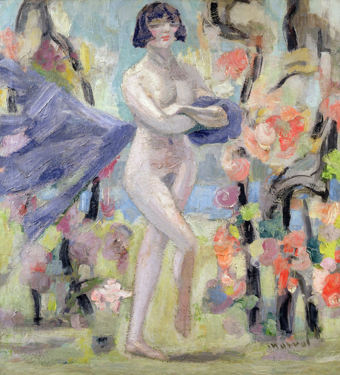 Bise d'autum, c.1920 (कैनवास पर तेल) द्वारा जैकलीन मार्वल