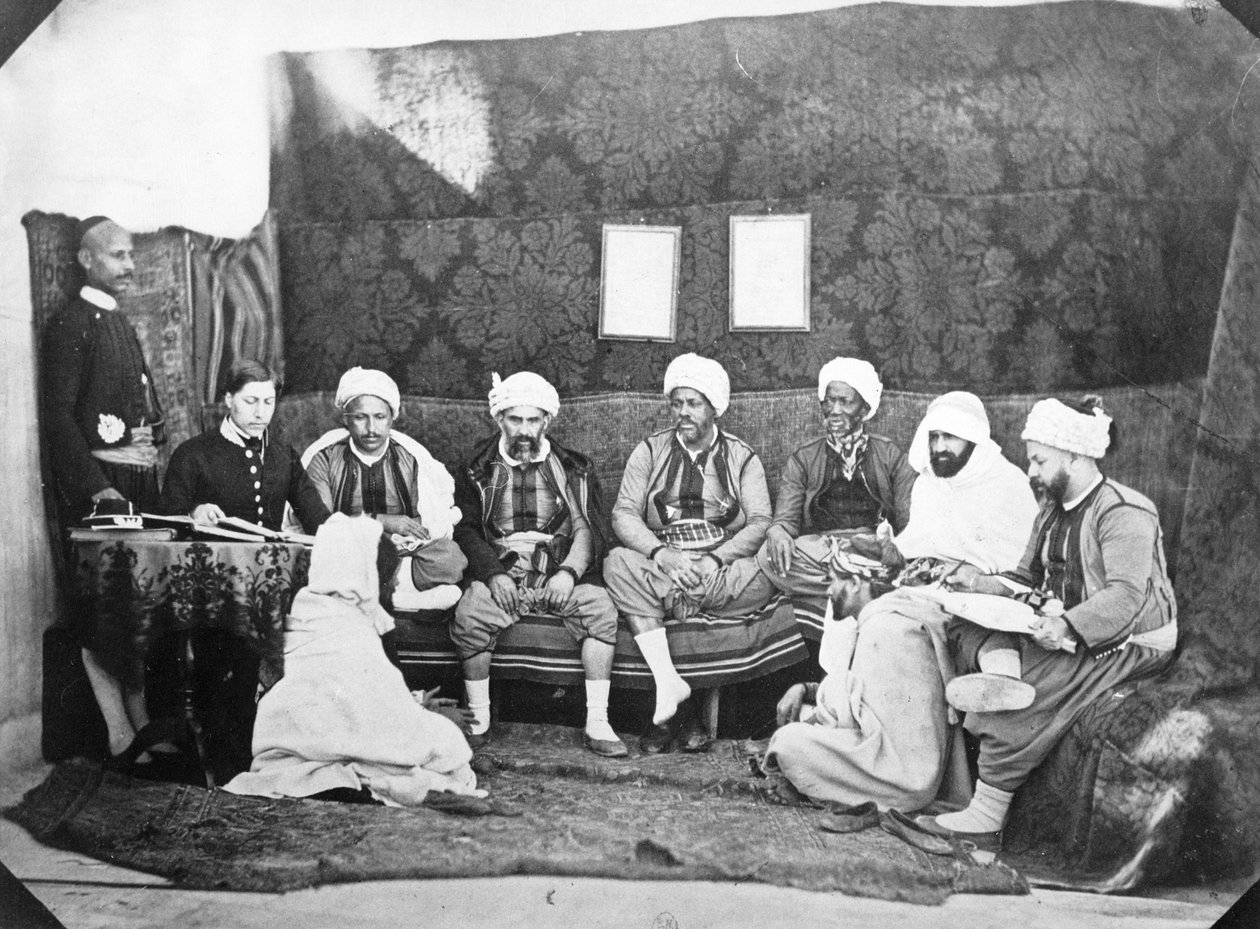 ब्यूरो अर्बे में विभिन्न नस्लों के सम्मेलन का अधिकरण, c.1857-67 द्वारा जैक्स एंटोनी मौलिन