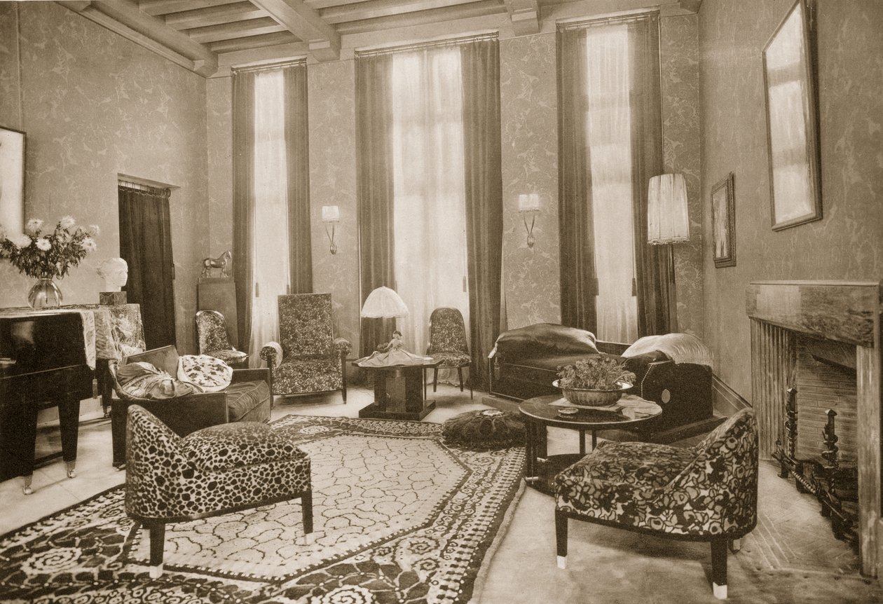 लाउंज, 1930 द्वारा जैक्स एमिल रुहल्मन