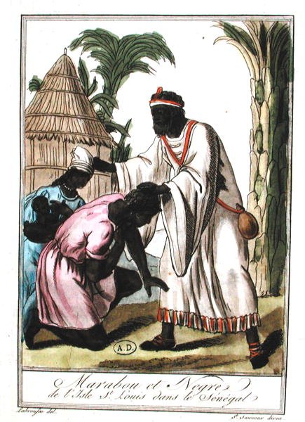 सेंट लुइस, सेनेगल (रंग लिथो) से मारबाउट द्वारा जैक्स (बाद में) ग्रासेट डी सेंट-सौवेउरो