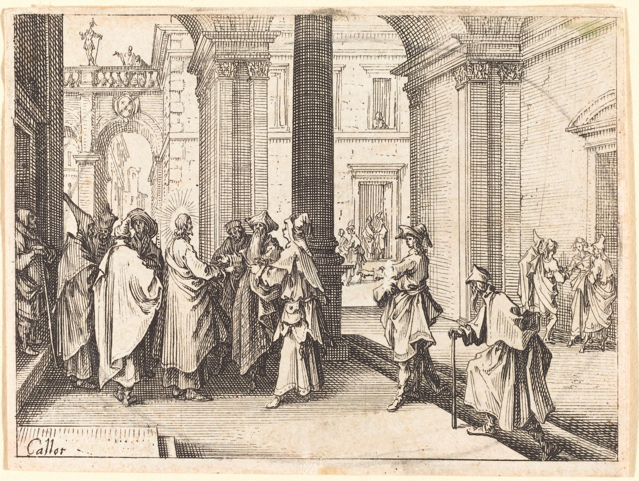 सीज़र का सिक्का, 1635. द्वारा जैक्स कैलोट