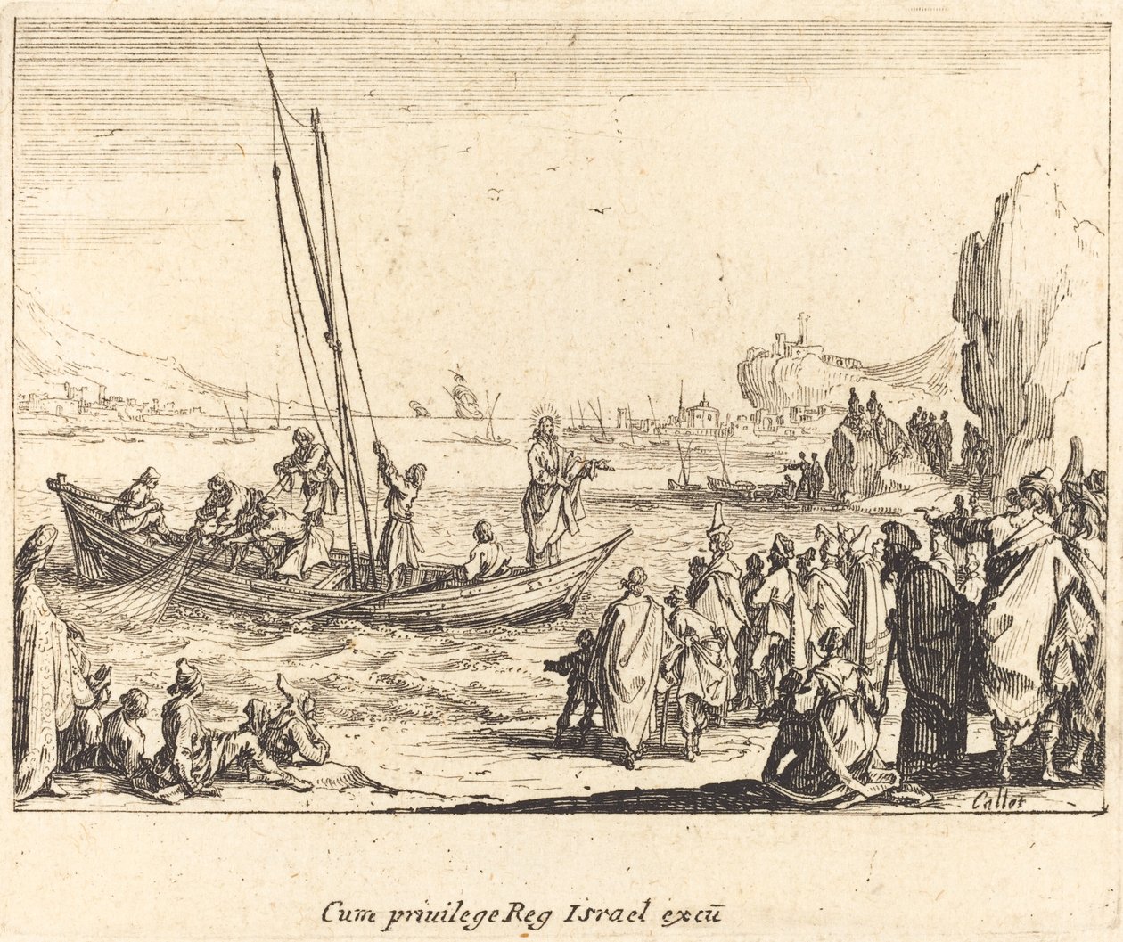 फिशर ऑफ मेन, 1635। द्वारा जैक्स कैलोट