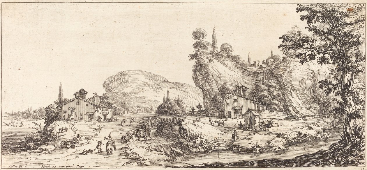 शिकार से घर लौटना, शायद c. 1630. द्वारा जैक्स कैलोट