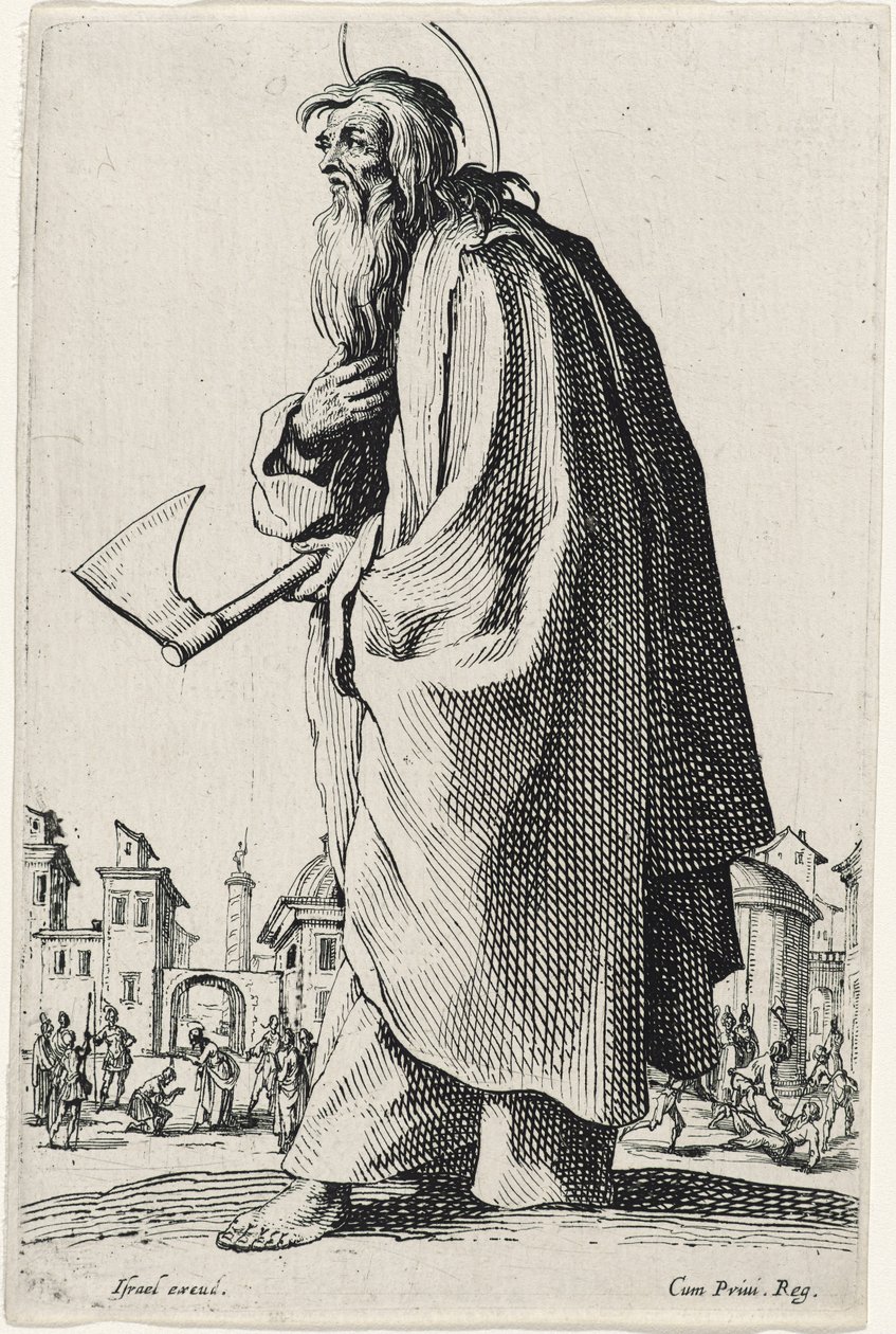 Les Thads Apôtres (द लार्ज एपोस्टल्स), 1631 से सेंट थैडियस या सेंट जुडस द्वारा जैक्स कैलोट