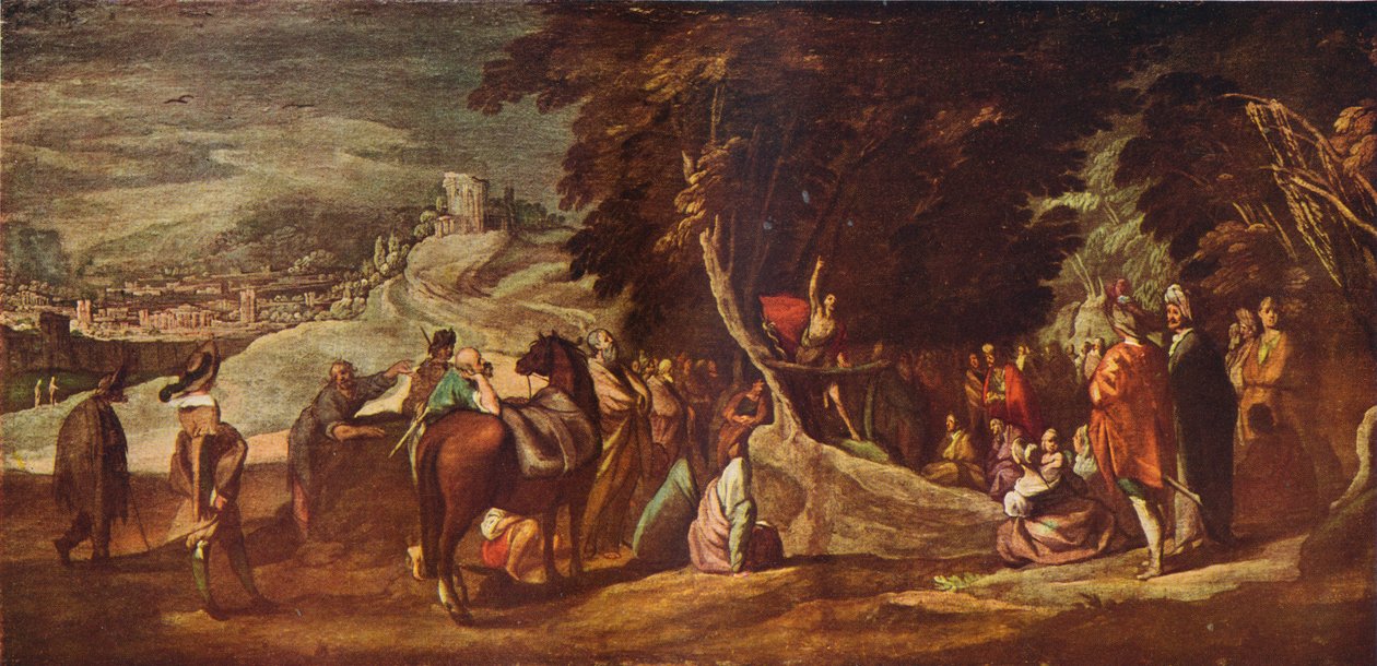 जंगल में सेंट जॉन उपदेश, c1620-1635, 1924 द्वारा जैक्स कैलोट