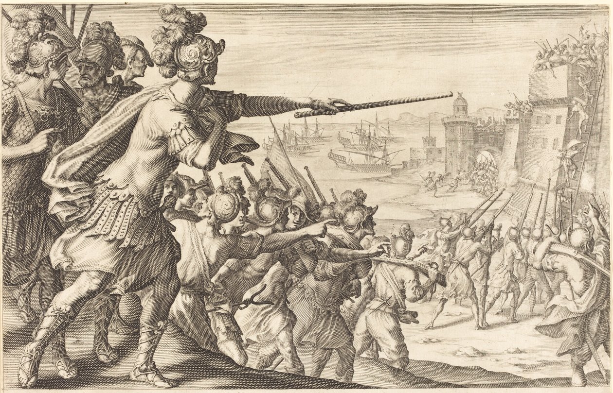 हड्डी लेना, सी. 1614. द्वारा जैक्स कैलोट
