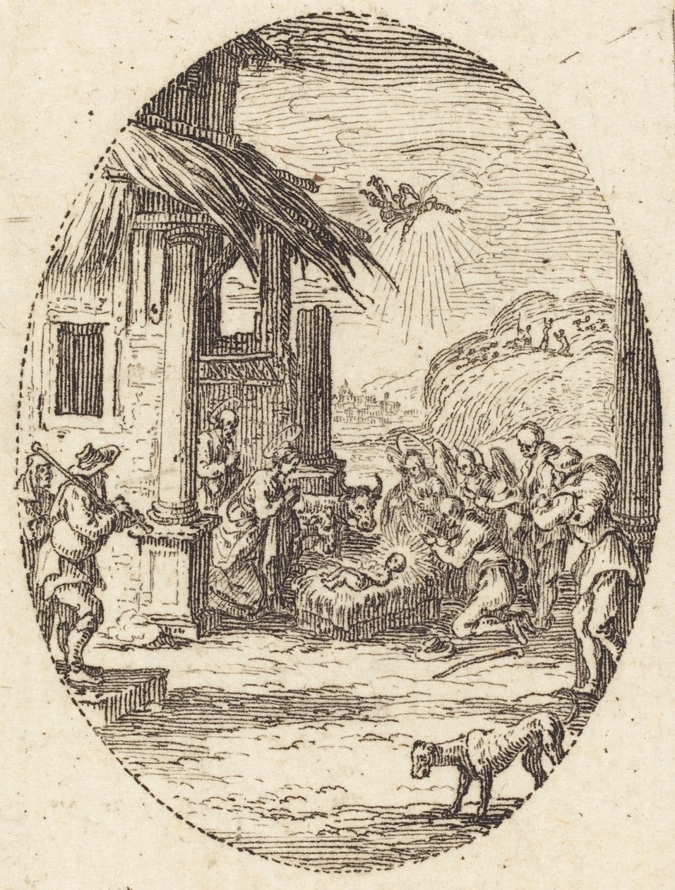चरवाहों का आगमन, सी। 1631. द्वारा जैक्स कैलोट