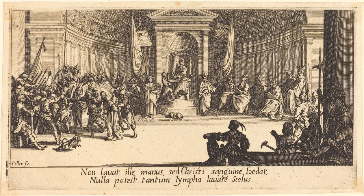 मृत्यु की निंदा, सी। 1618. द्वारा जैक्स कैलोट