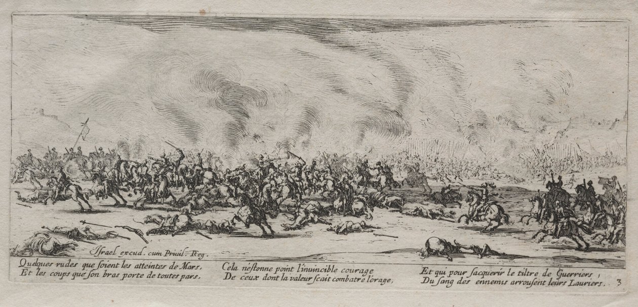 द बिग मिसरीज ऑफ़ वॉर: द बैटल, 1633। द्वारा जैक्स कैलोट
