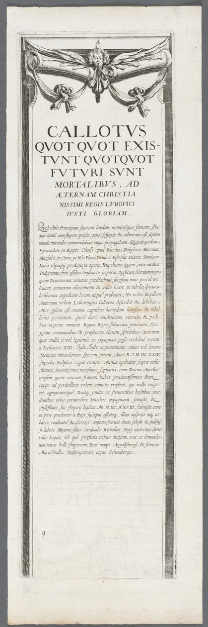 ला रोशेल की घेराबंदी: प्लेट 8, 1628-1630। द्वारा जैक्स कैलोट