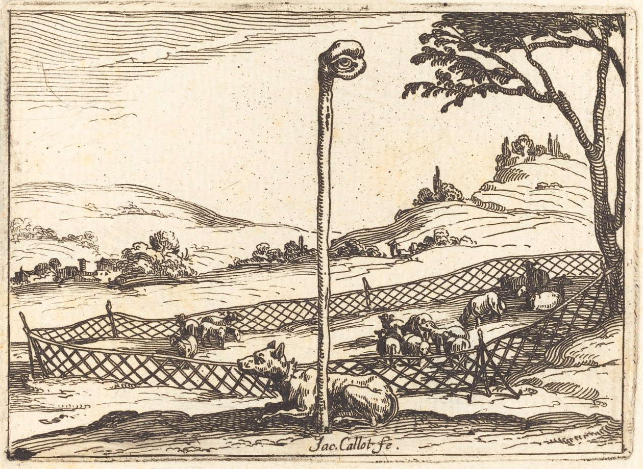 द विजिलेंट आई, 1628. द्वारा जैक्स कैलोट