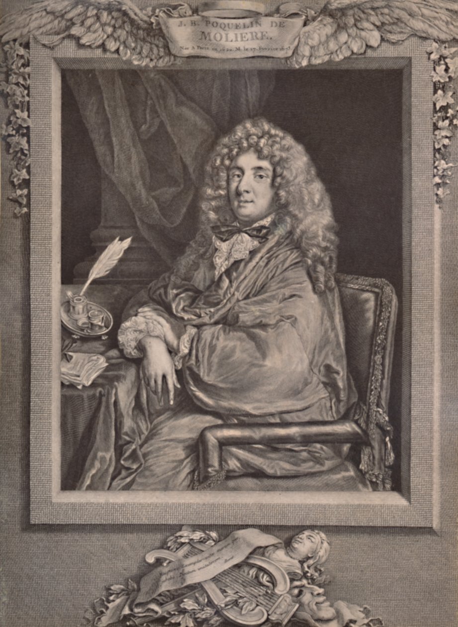 Moliere, फ्रांसीसी नाटककार और अभिनेता, 18 वीं शताब्दी 1894 द्वारा जैक्स फ़िरमिन ब्यूवरलेट