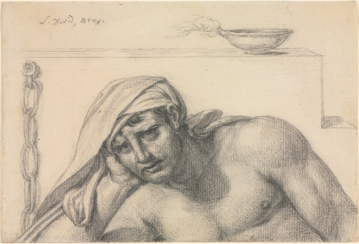 कैदी, 1819। द्वारा जैक्स लुई डेविड