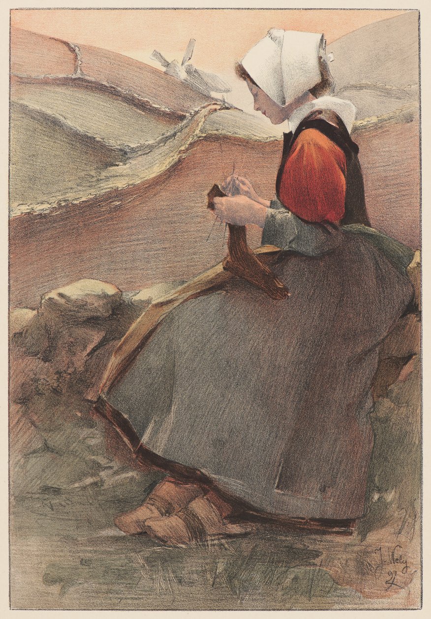 मूर फूल, 1897। द्वारा जैक्स वेली