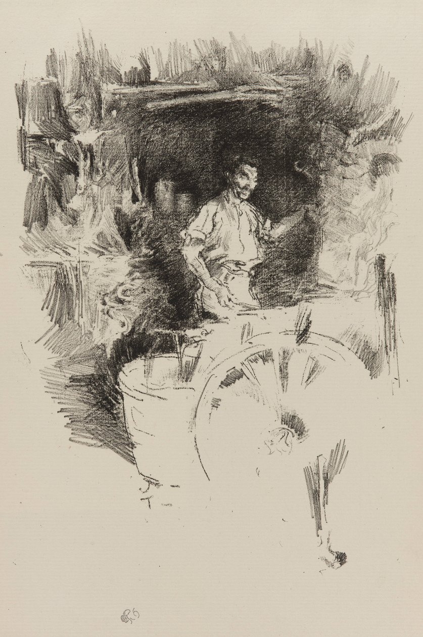 लोहार, 1895-1896 (कागज पर लिथो) द्वारा जेम्स एबॉट मैकनील व्हिस्लर