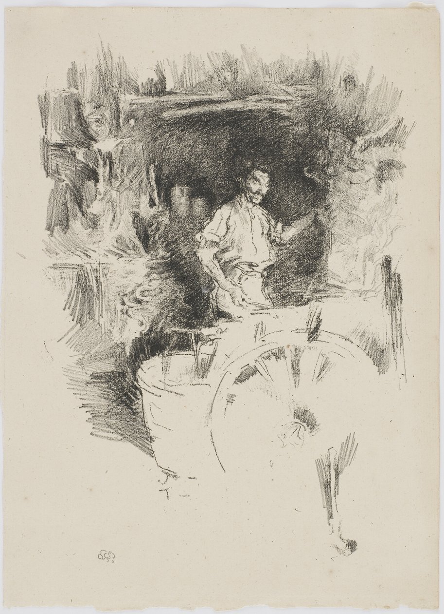 लोहार, 1895-96 (कागज पर लिथो) द्वारा जेम्स एबॉट मैकनील व्हिस्लर