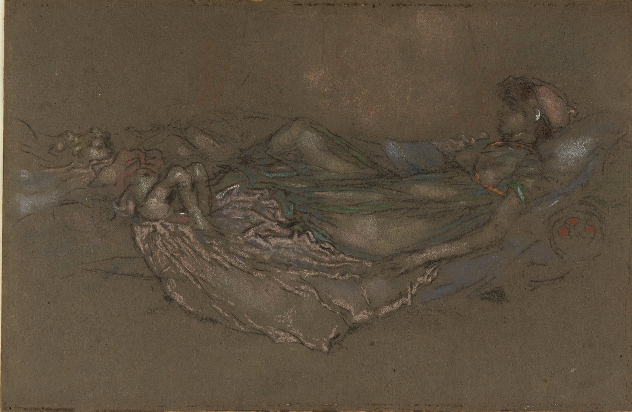 शैल, c.1891 (ग्रे पेपर पर चॉक und पेस्टल) द्वारा जेम्स एबॉट मैकनील व्हिस्लर