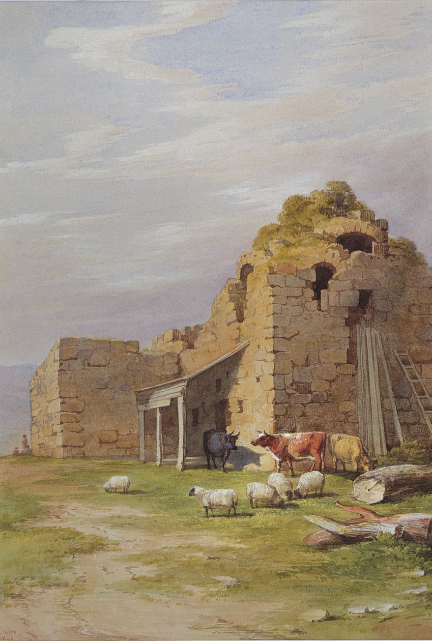 कोलखौनी कैसल, 1841 द्वारा जेम्स जाइल्स