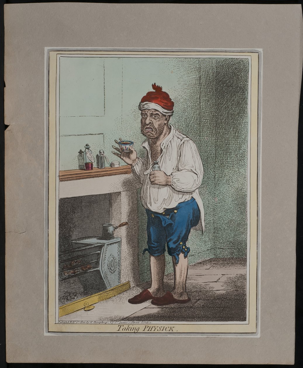 फिज़िक लेते हुए, 1800 द्वारा जेम्स गिलियरे