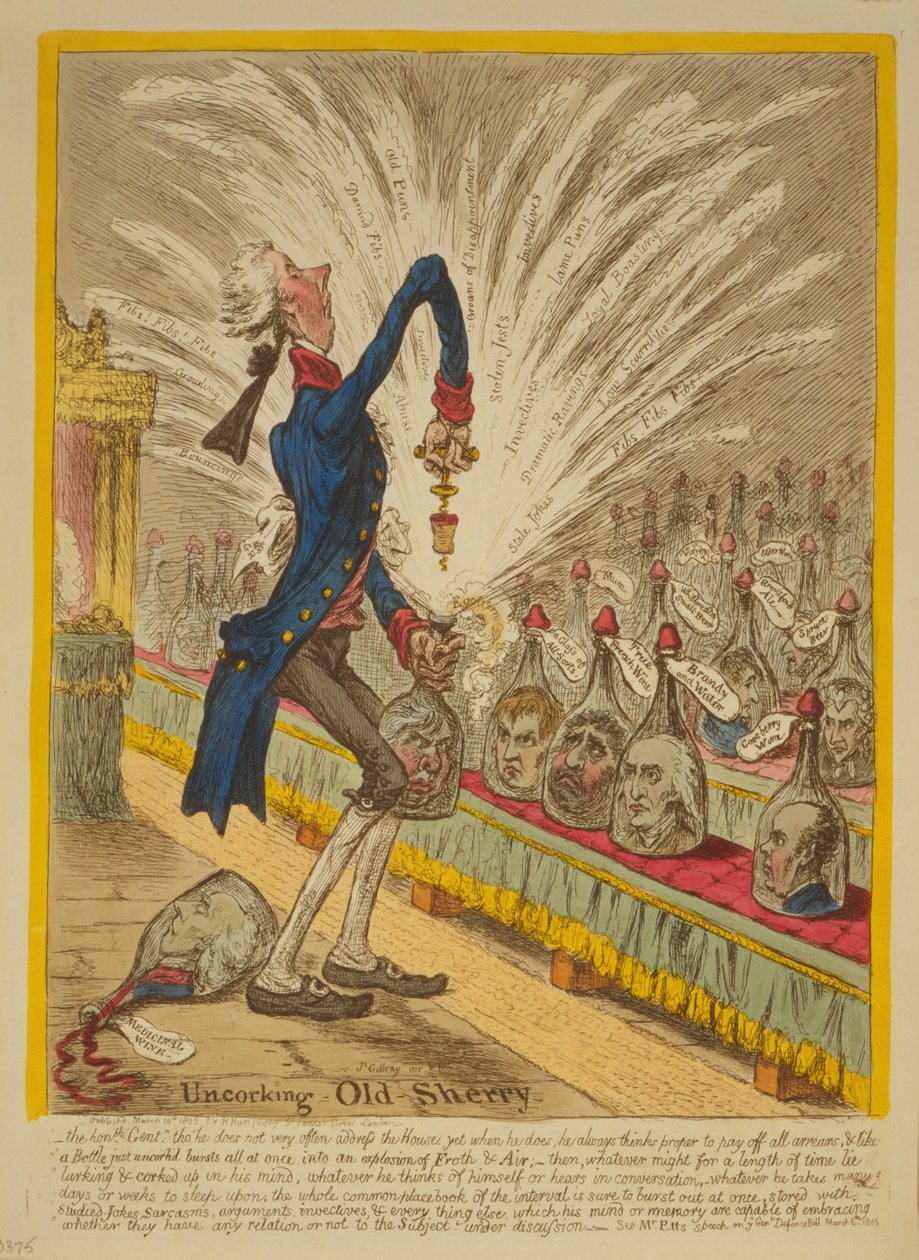 ओल्ड शेरी, 1805 द्वारा जेम्स गिलियरे