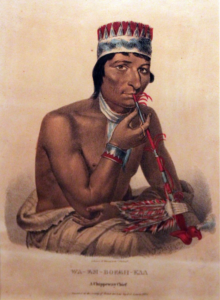 वेम्बोस्का, चिपवे प्रमुख, 1825 द्वारा जेम्स ओटो लुईस