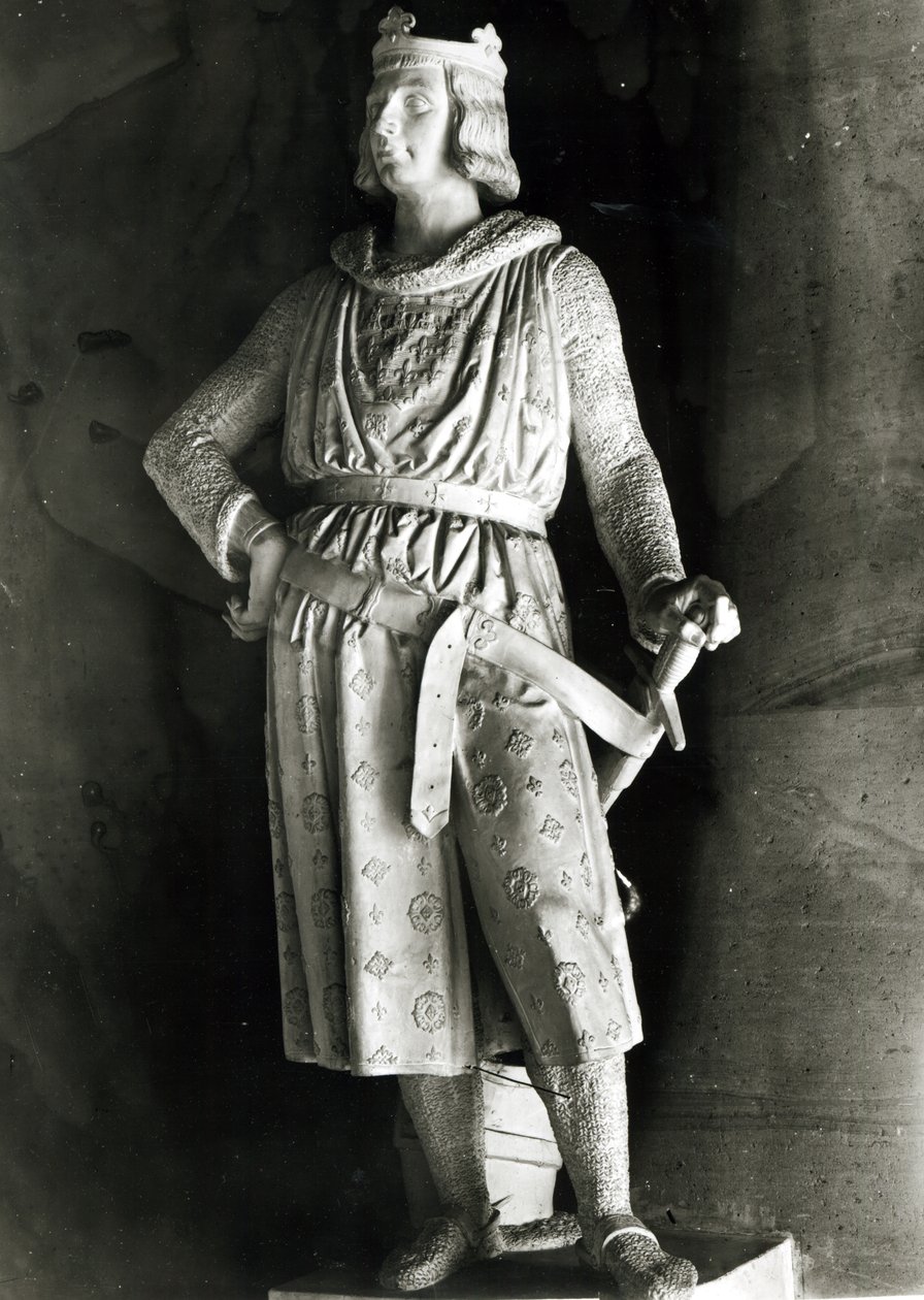 रॉबर्ट ऑफ़ फ्रांस (1216-50), काउंट ऑफ़ आर्टोइस (1237-50) 1842-43 (प्लास्टर) द्वारा जेम्स प्रेडियर