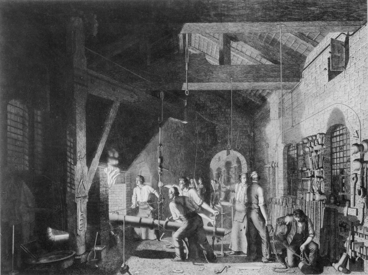 फोर्ज, 1859 द्वारा जेम्स शेरेंस