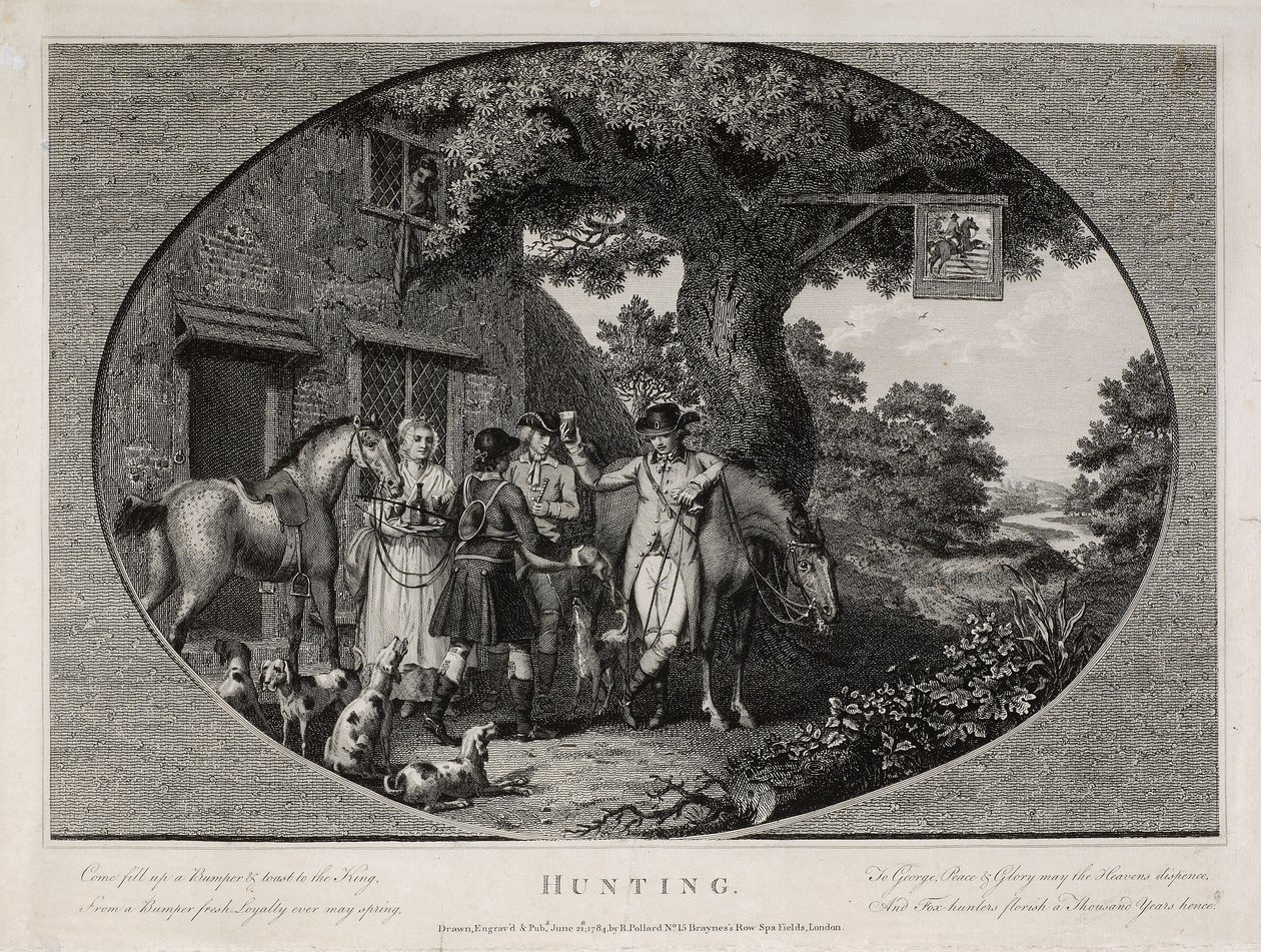 रॉबर्ट पोलार्ड द्वारा उत्कीर्ण शिकार (1755-1838) द्वारा जेम्स (बाद में) पोलार्ड
