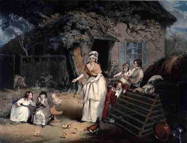 सिटीजन रिट्रीट, उत्कीर्ण और पब। विलियम वार्ड द्वारा (1766-1826) द्वारा जेम्स (बाद) वार्ड