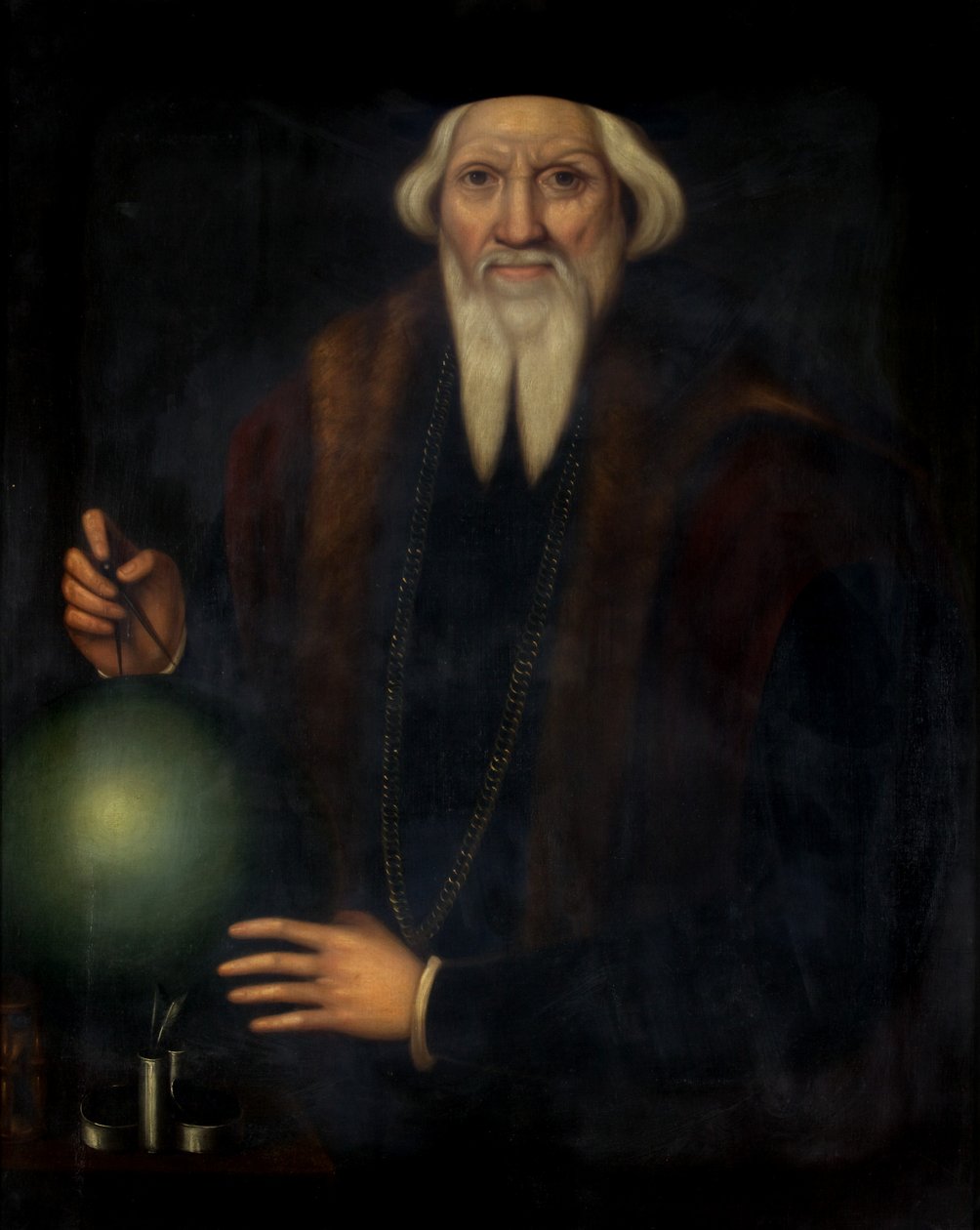 सेबेस्टियन कैबोट का पोर्ट्रेट (c.1475-1557) (कैनवास पर तेल) द्वारा जेम्स (attr।) हेरिंग